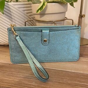 Lightweight Metallic Wristlet